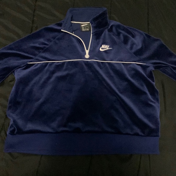 Nike Velour Track Jacket. - Picture 1 of 6